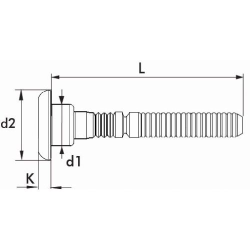 COLLAR UNILOK AVELLANADO ACERO Ø 10,2X9
